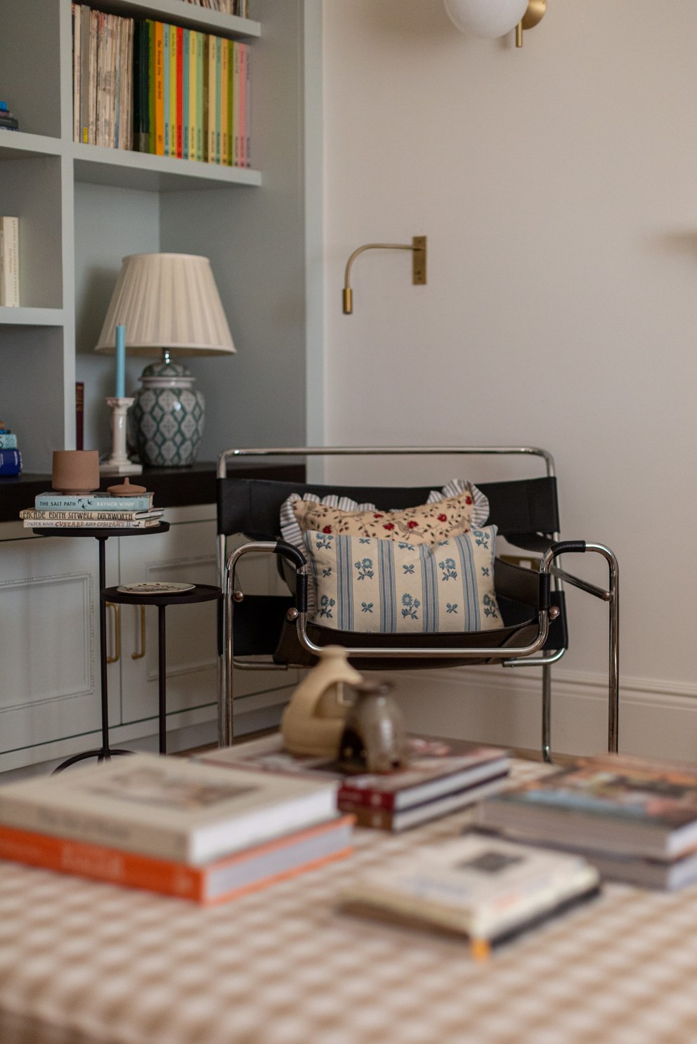 The Old Manse | Wassily Chair and Ottoman | Interior Designers